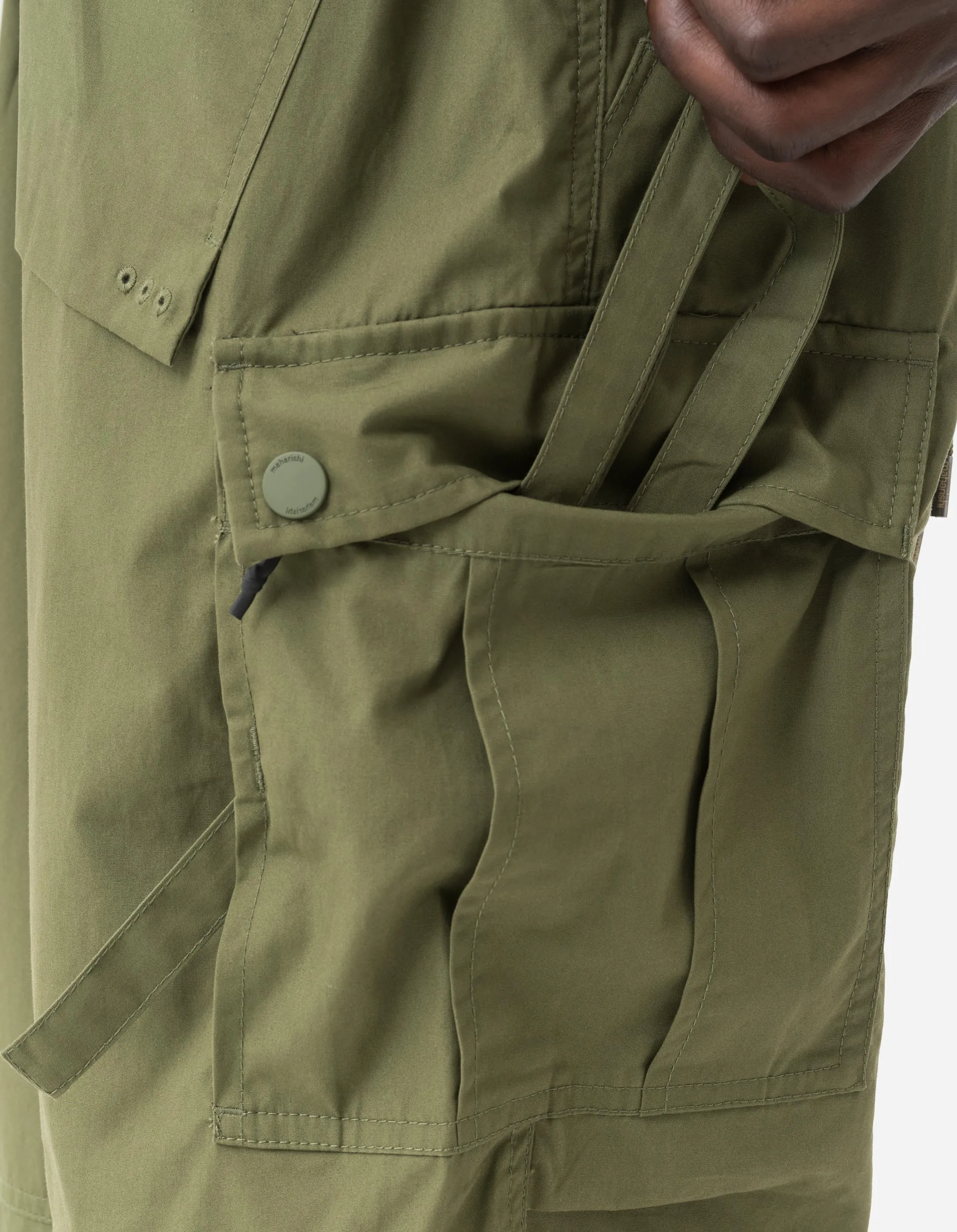 5307 Asym Cargo Track Pants Olive OG-107F