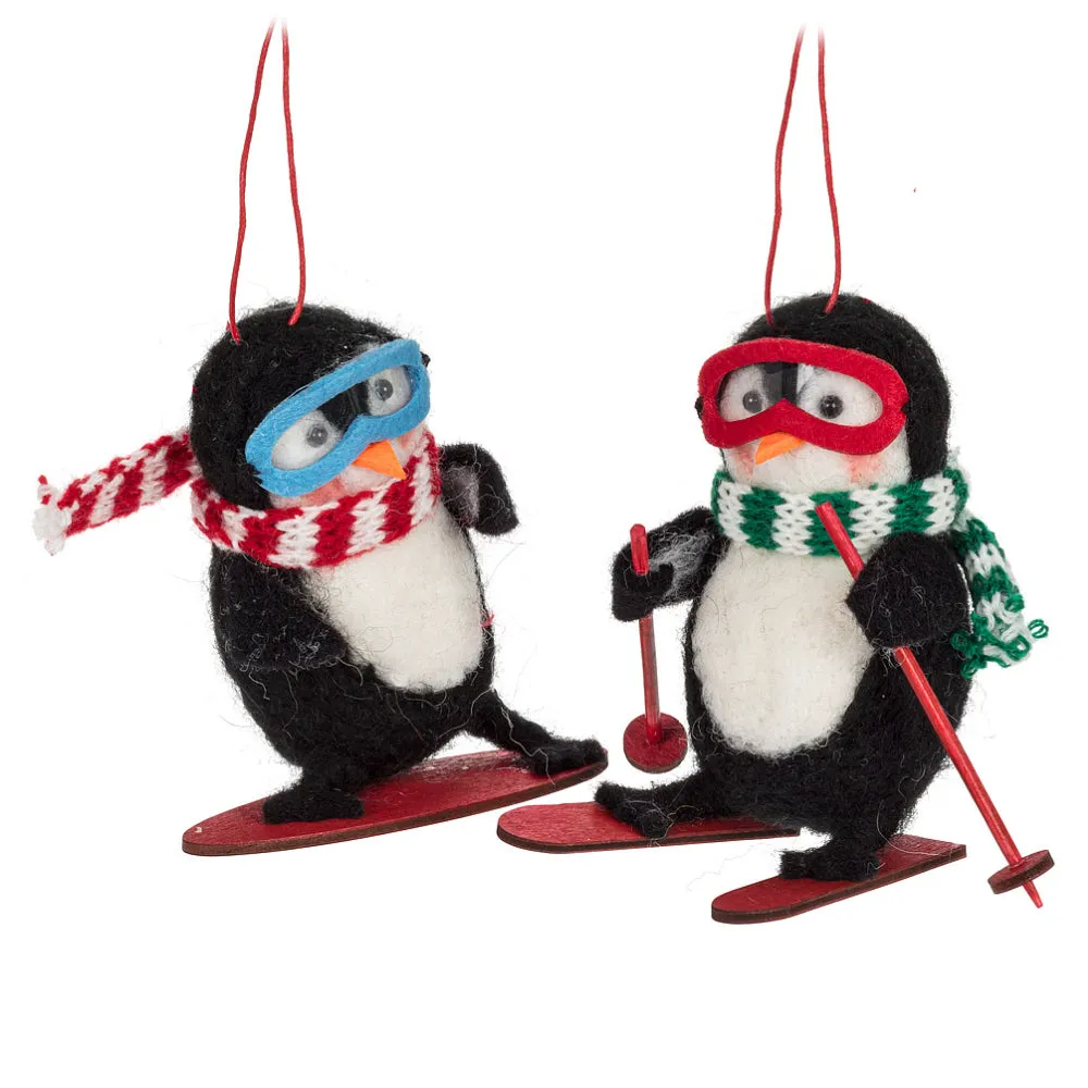 Abbott Winter Sport Penguin Ornament