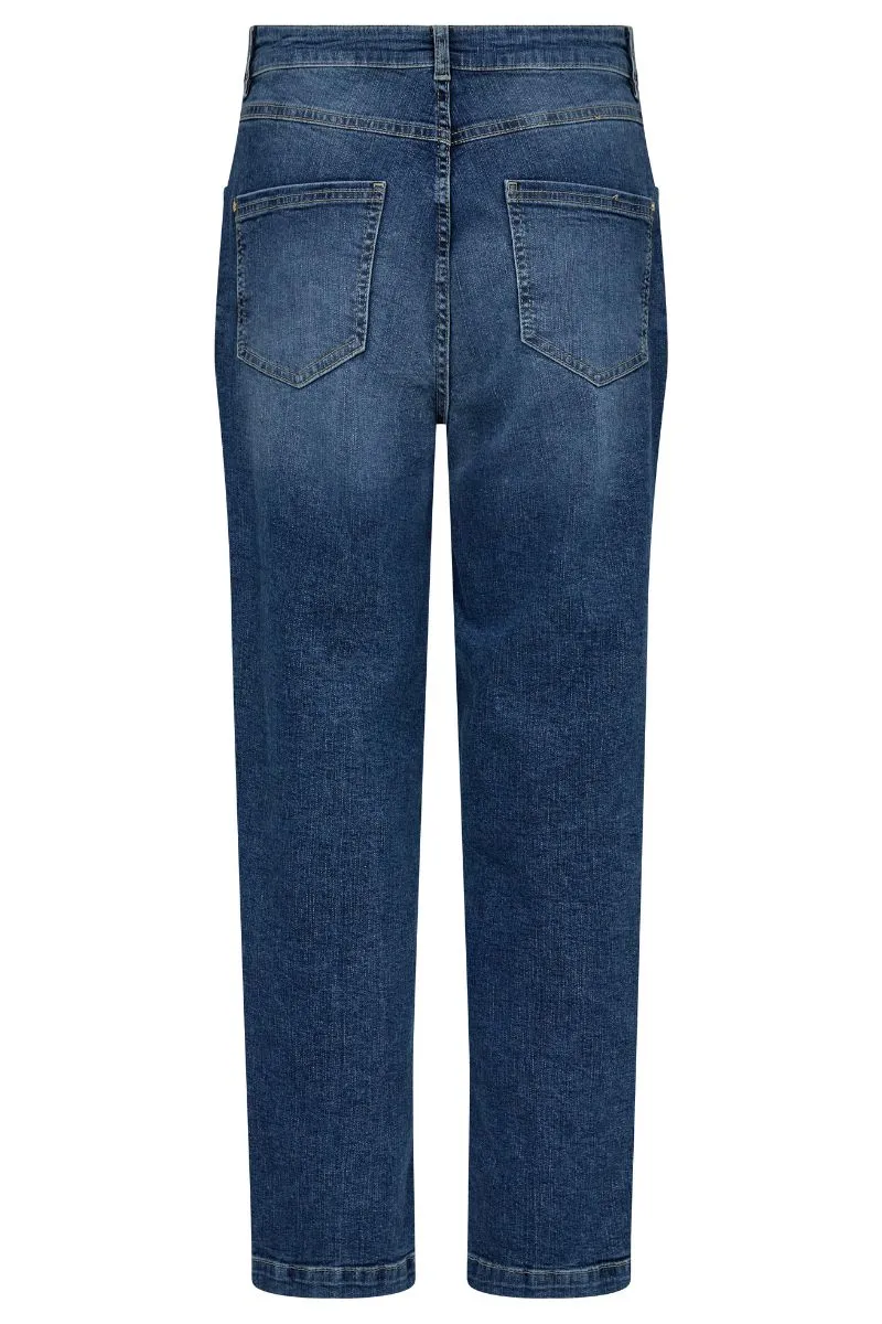 Adeline Jentra Jeans Ankle | Blue | Jeans fra Mos Mosh