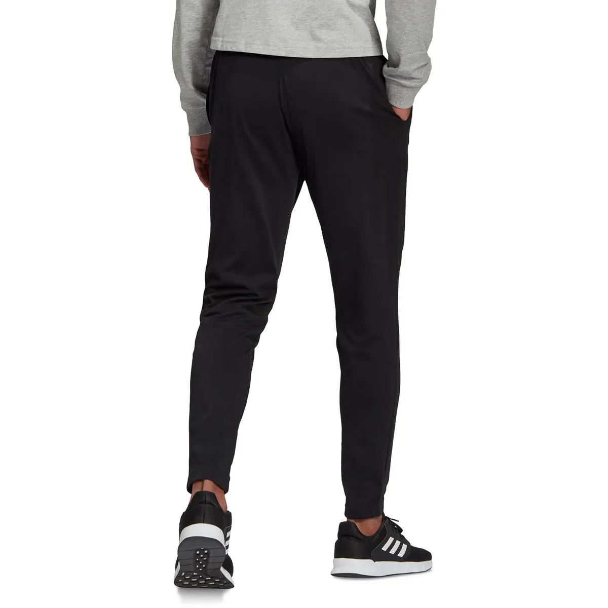 Adidas Mens Logo Jersey Track Pants