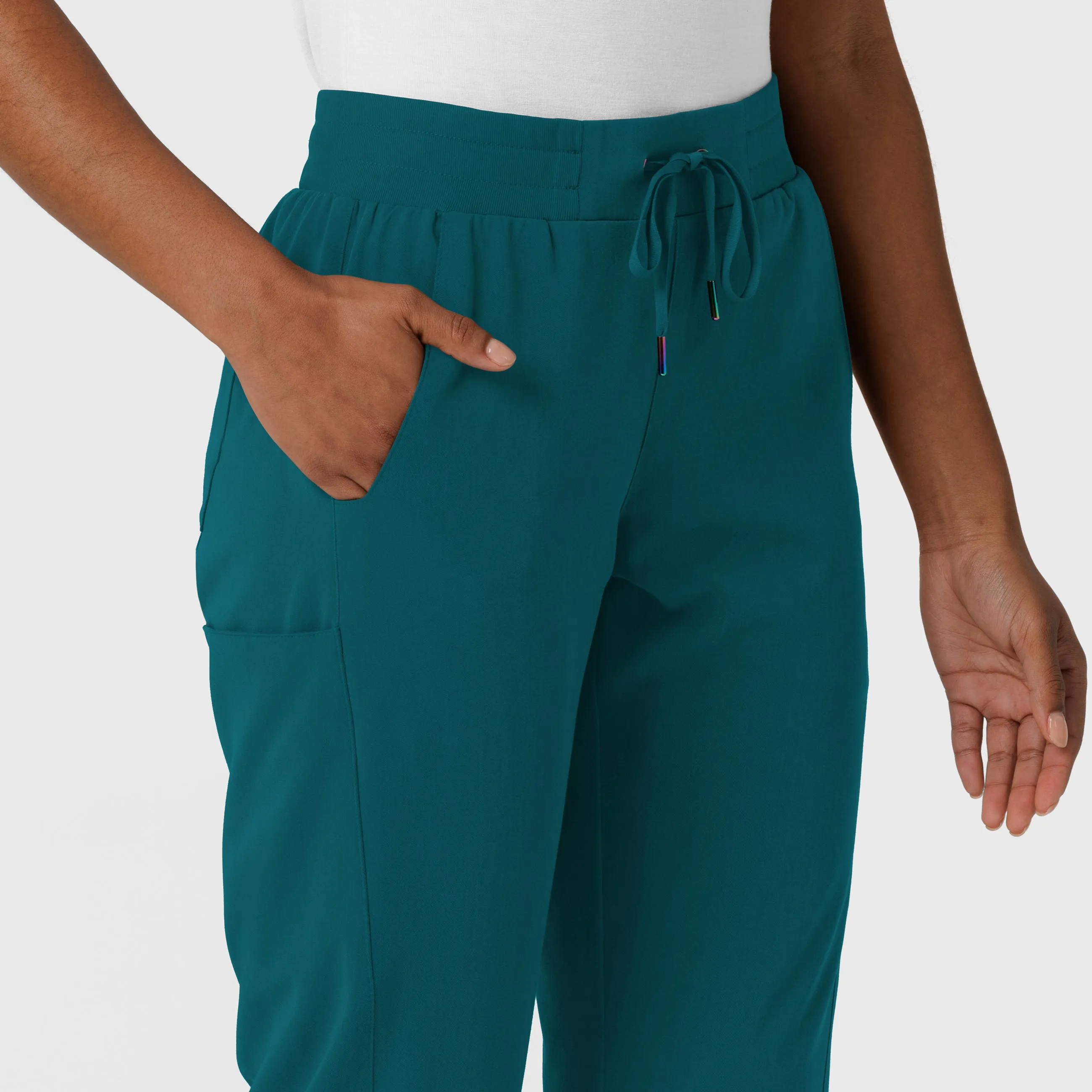 Aero Remix Women's Cargo Jogger Scrub Pant - Caribbean