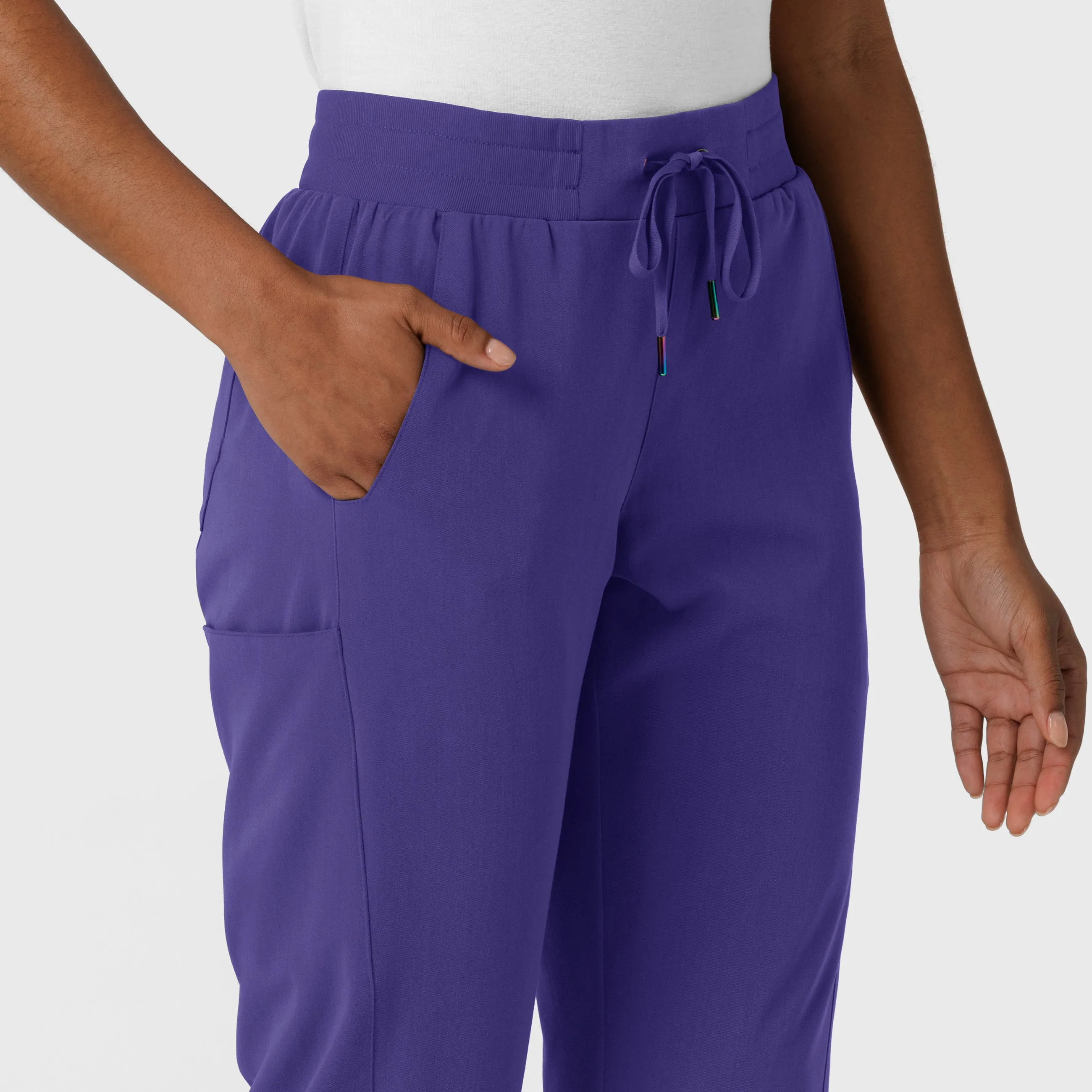 Aero Remix Women's Cargo Jogger Scrub Pant - Grape