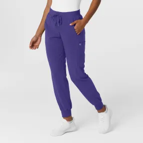 Aero Remix Women's Cargo Jogger Scrub Pant - Grape