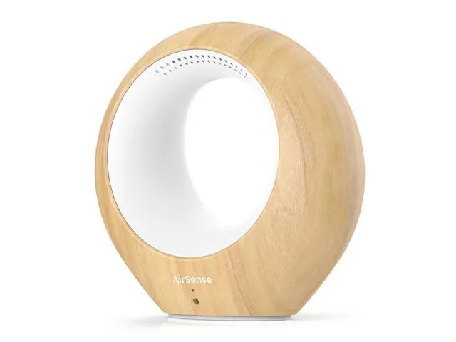 AirSense Smart Air Quality Monitor - Dark Brown