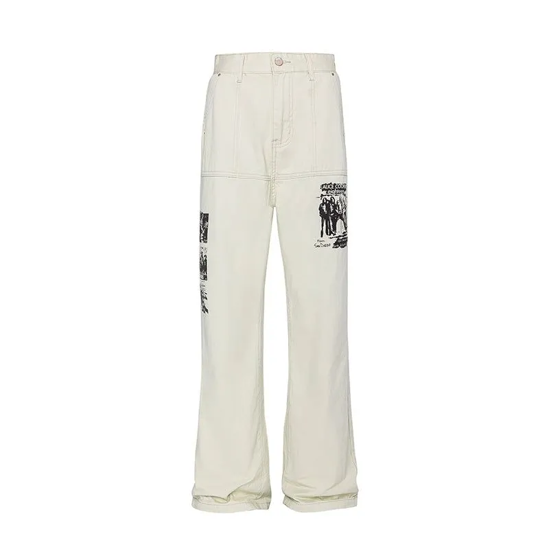 Alice Cooper Printed Jeans