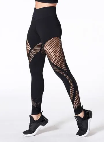 All Net Legging -Desert Rose