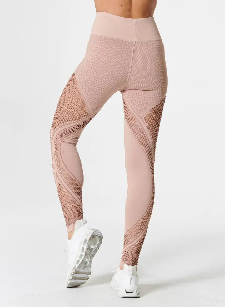 All Net Legging -Desert Rose