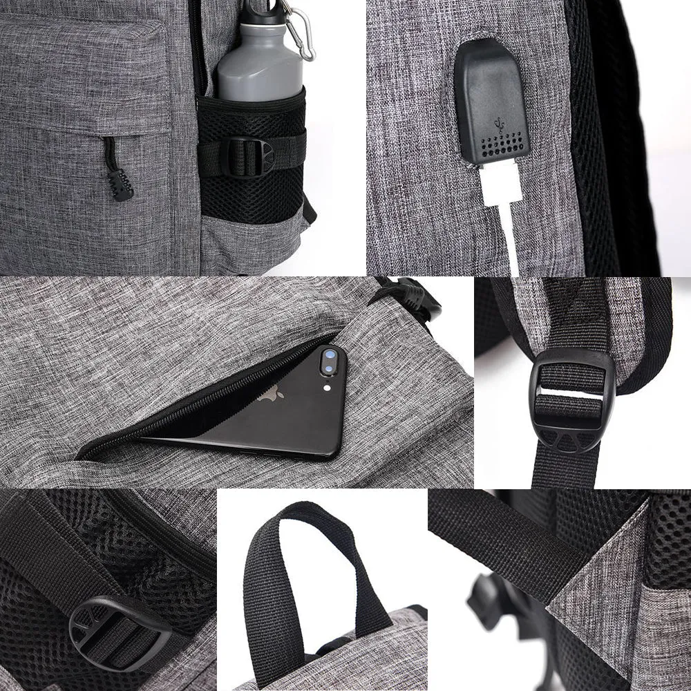 Anti-Theft Backpack smart USB charging shoulder bag