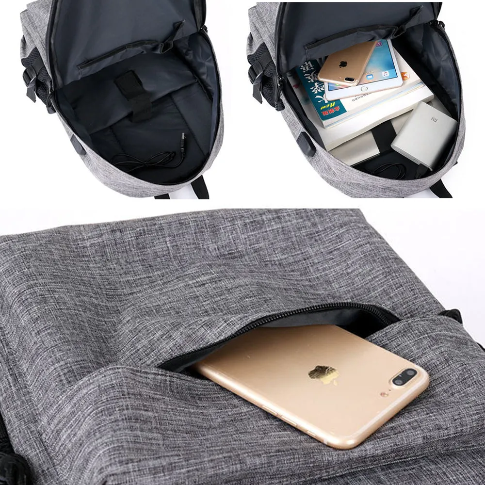 Anti-Theft Backpack smart USB charging shoulder bag