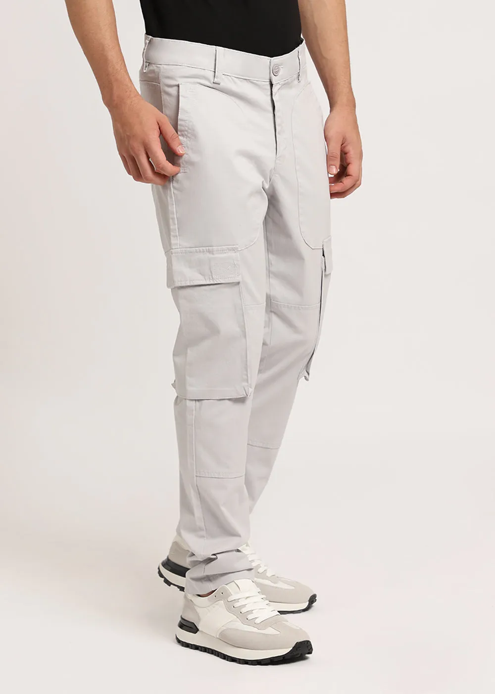 Ashen Grey Cargo Pant