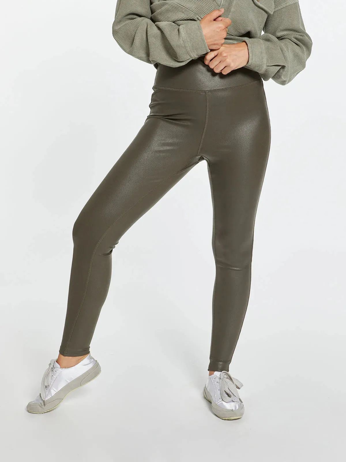 Ava Faux Leather Legging