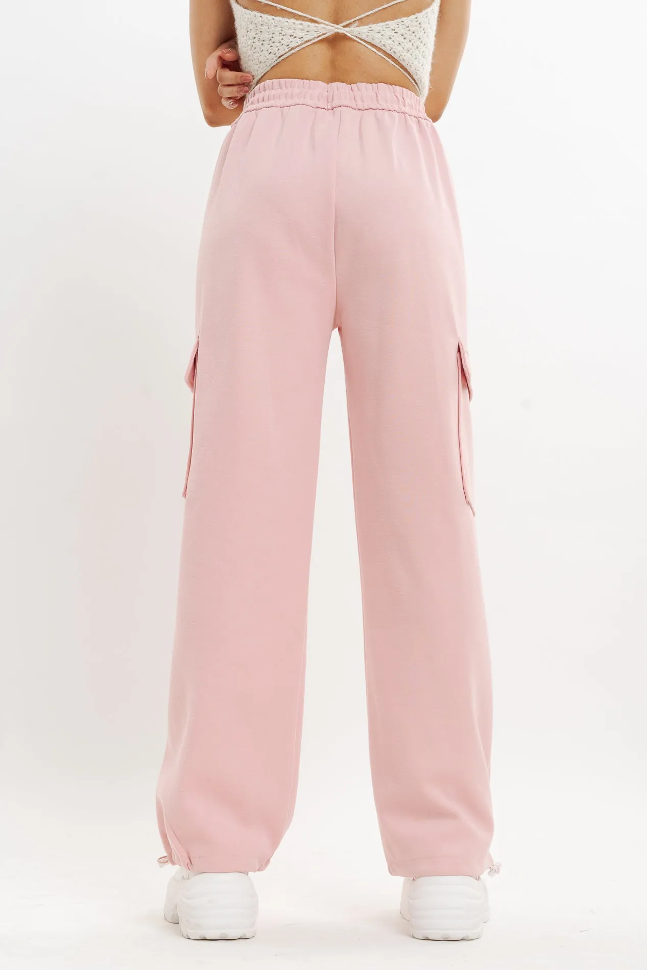 Baby Pink Cargo Pant