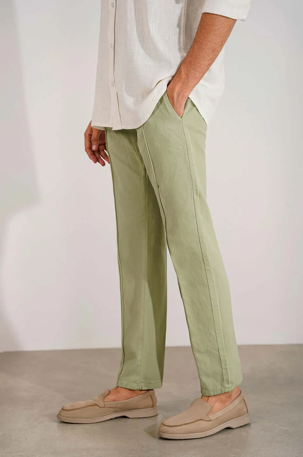 BASIC TAPERED PANTS