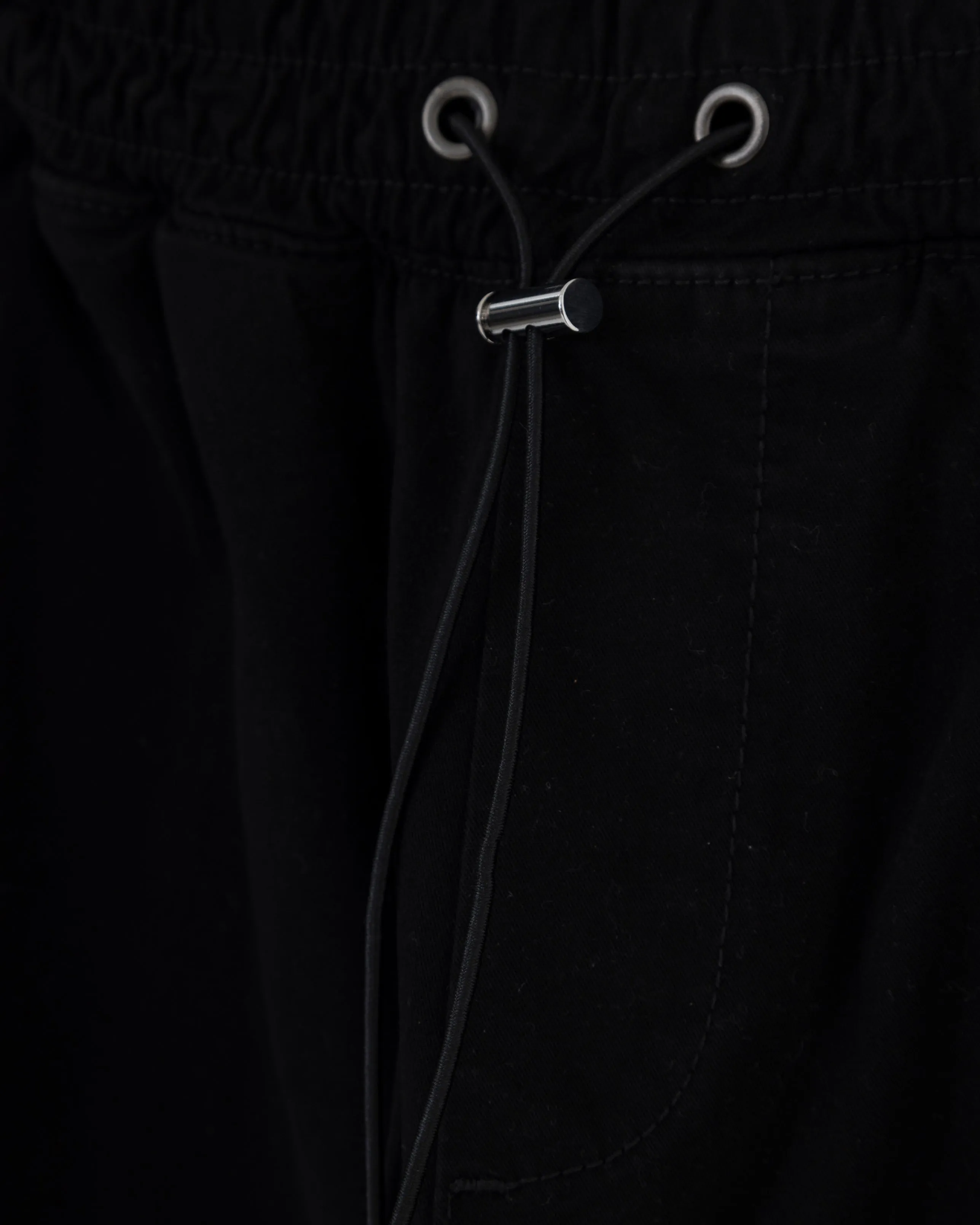 Basics Wide Cargo Pant Black