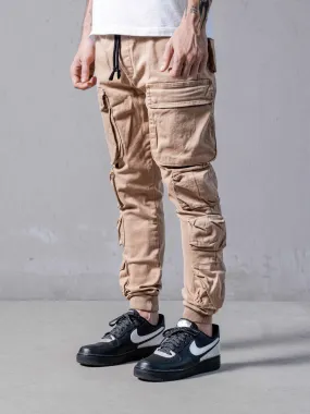 Beige Cargo Pants