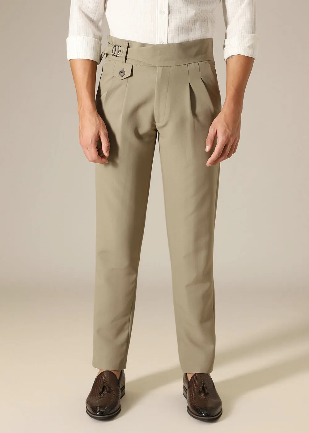 Beige Gurkha Pant