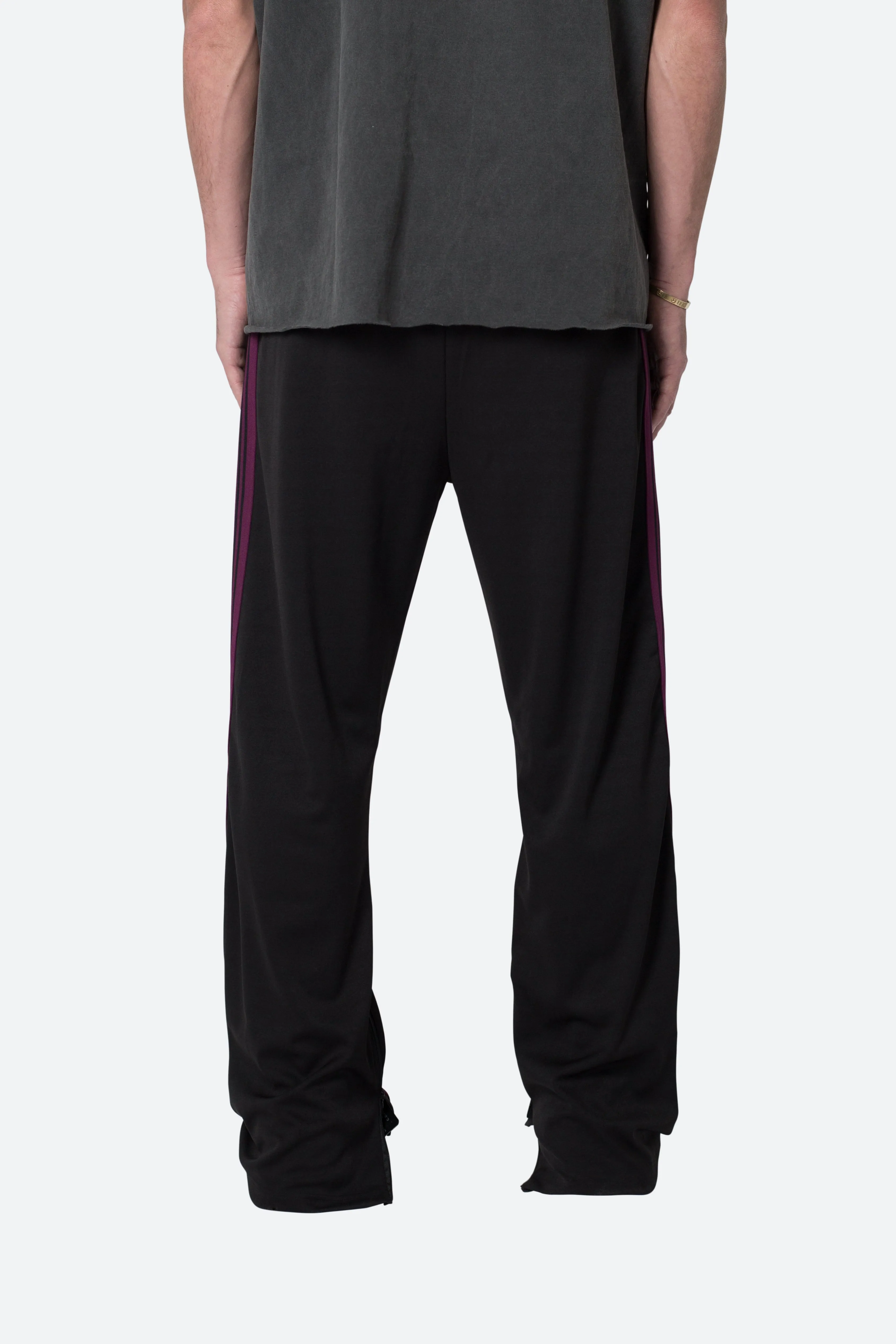 Bent Tape Track Pants - Black