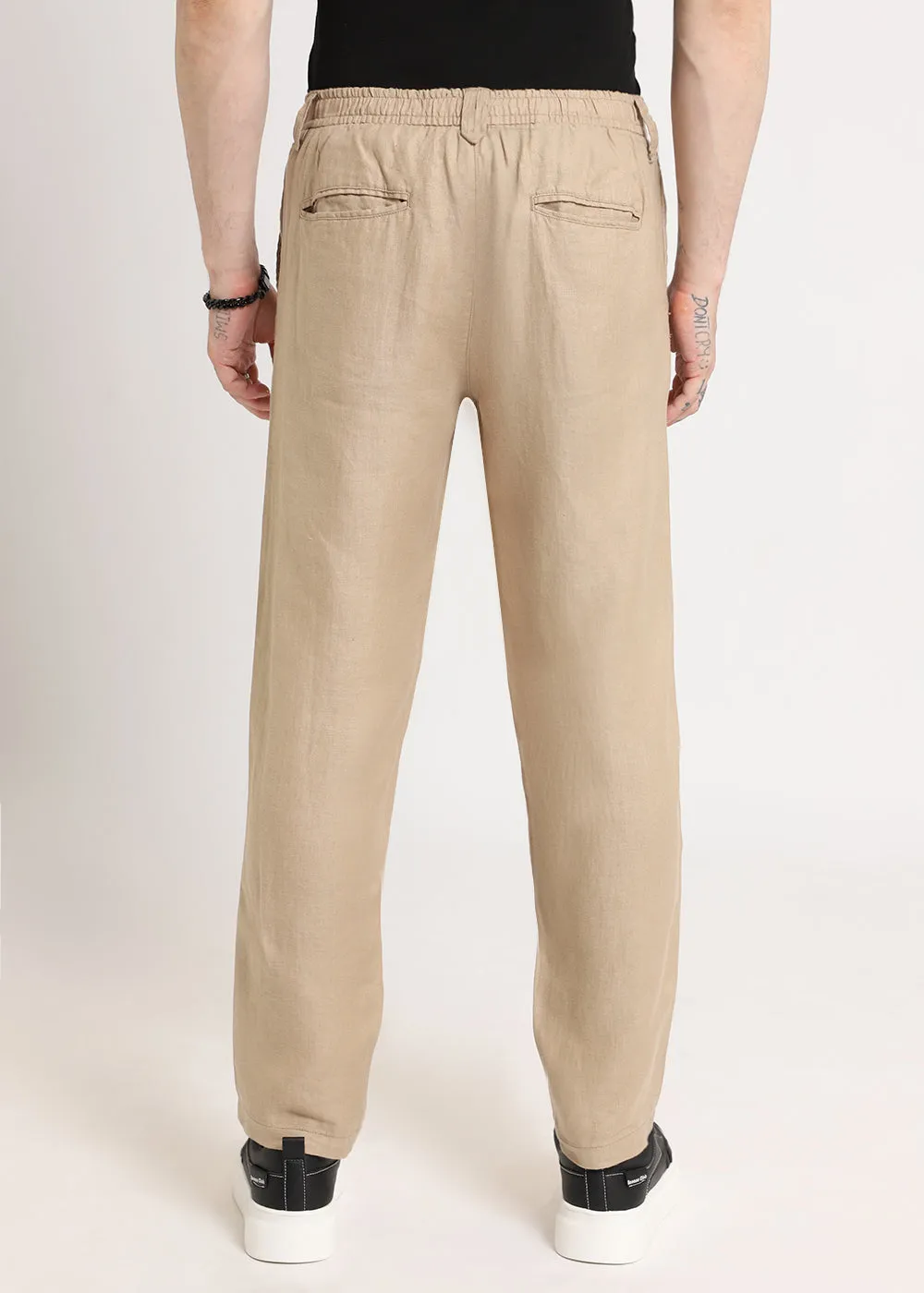 Bisque Cream Linen Pant