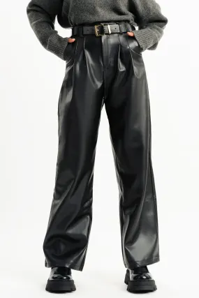 Black Leather Trousers