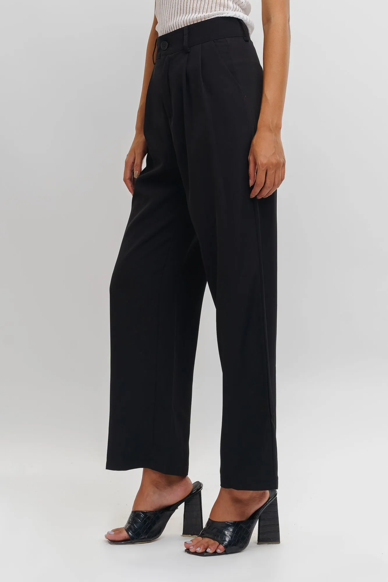 Black Soft Trousers