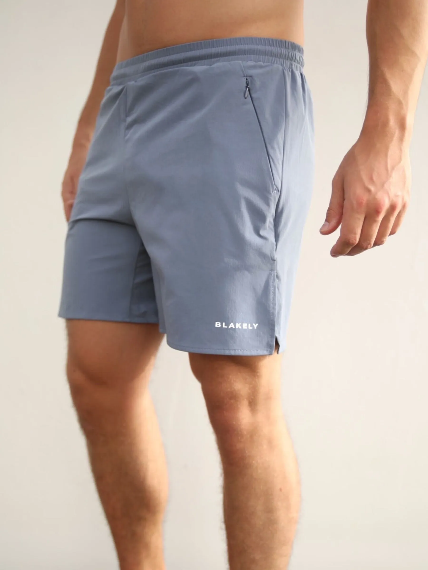 Blakely Track Shorts - Light Blue