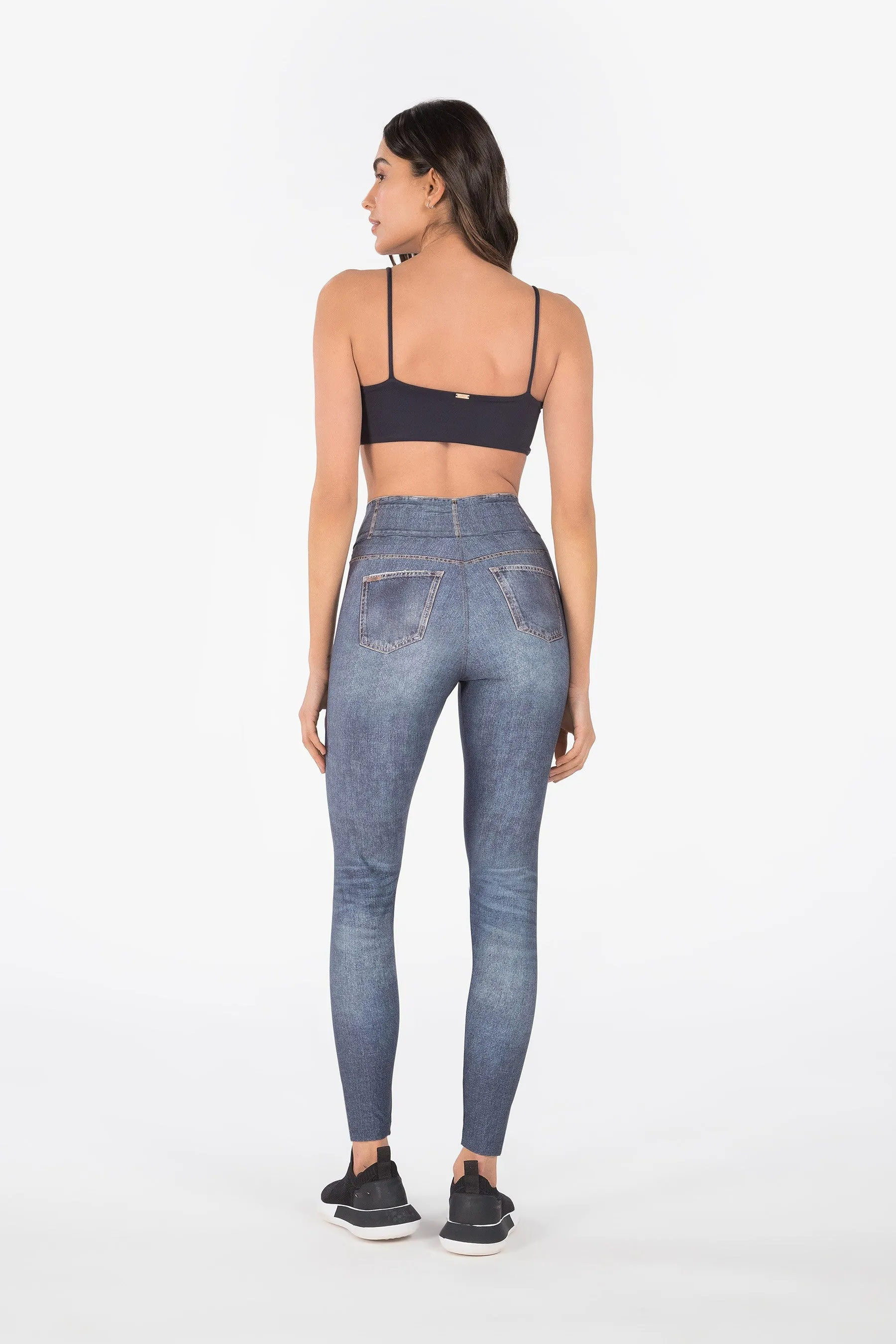 Blue Beat Denim Legging