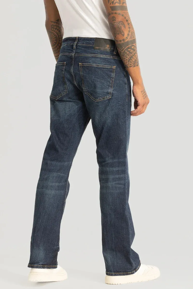 Blue Bootcut Jeans