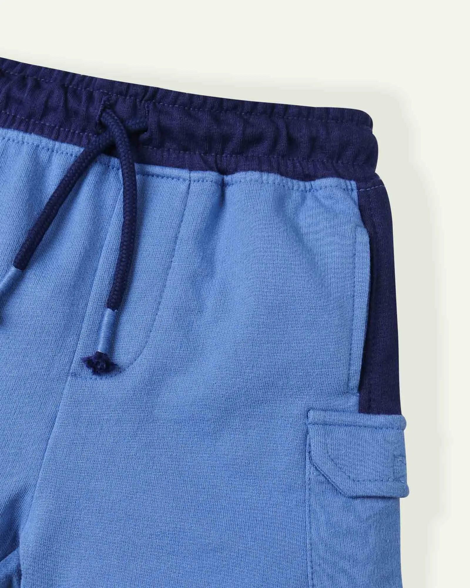 Blue Cargo Shorts