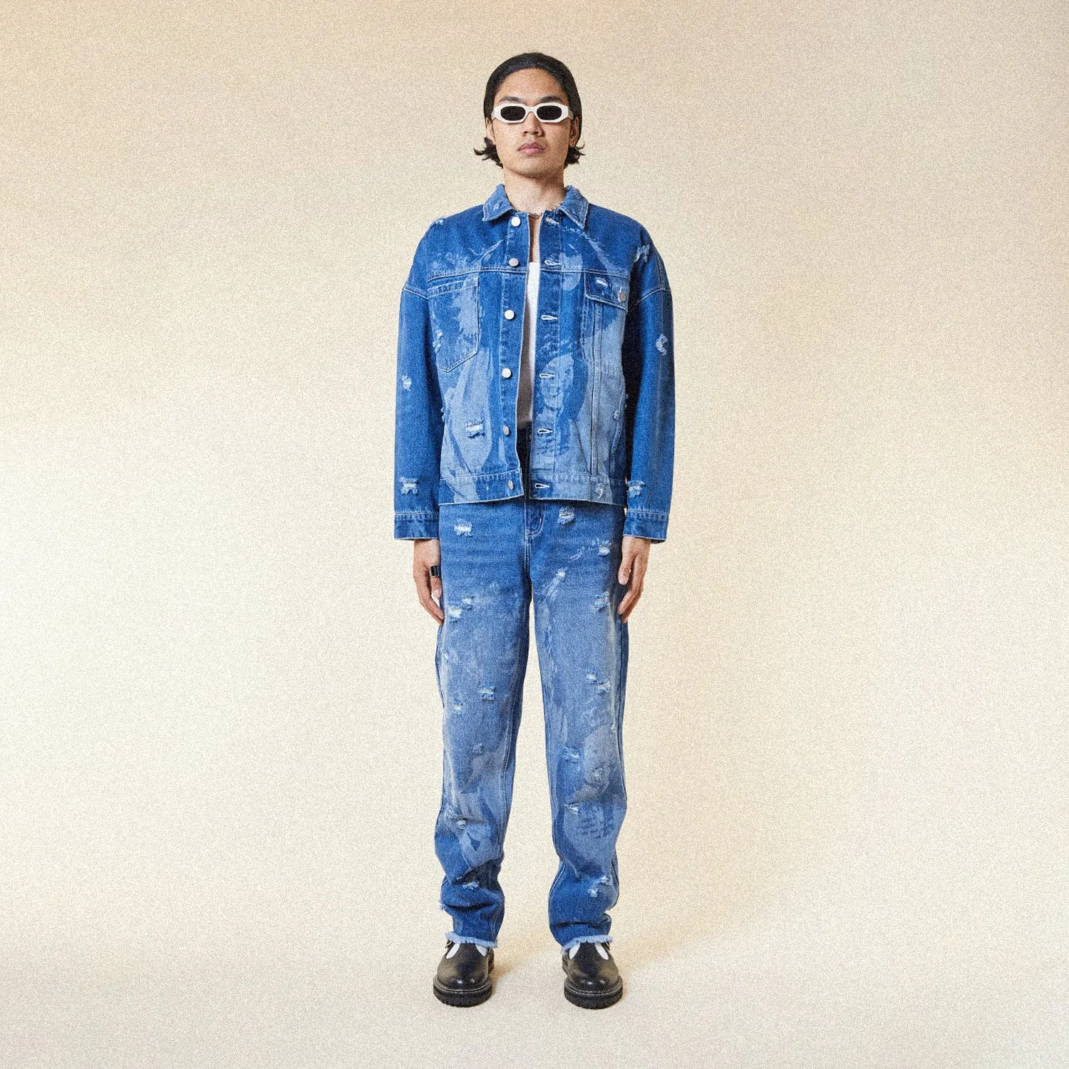 BOY ARCHIVE DENIM JEANS - MID BLUE