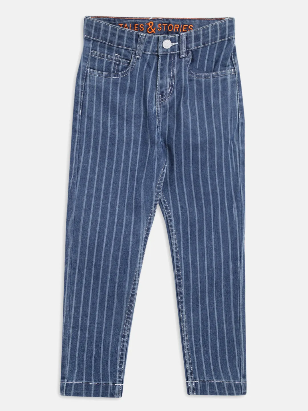 Boys Blue Carrot Fit Jeans