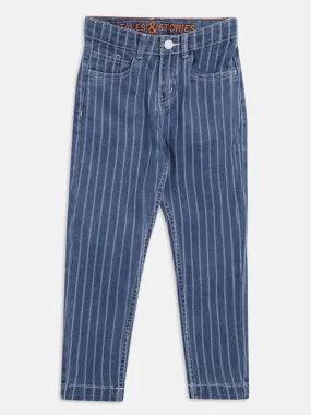 Boys Blue Carrot Fit Jeans