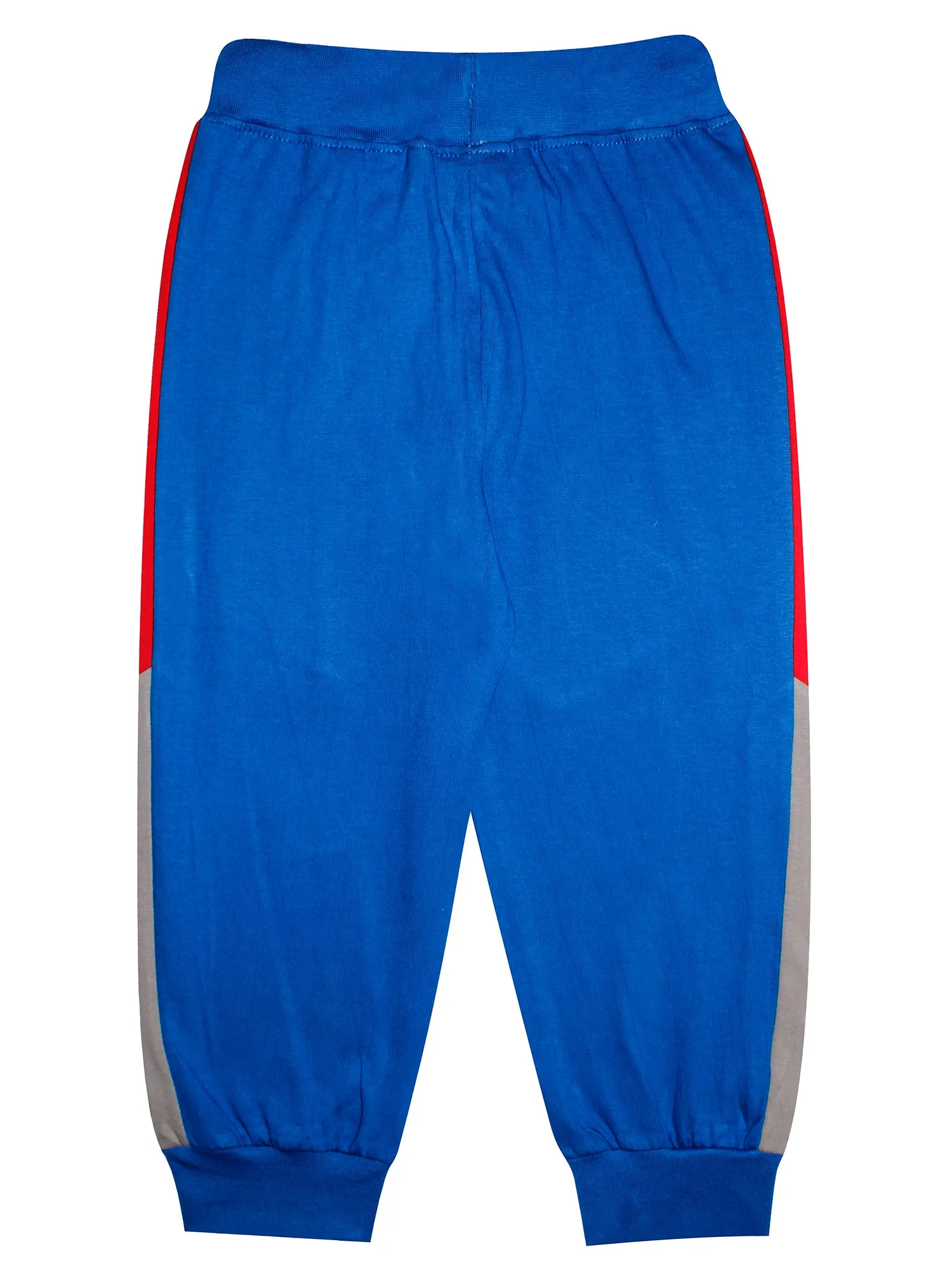 Boys Cotton Track Pants with Side Panel