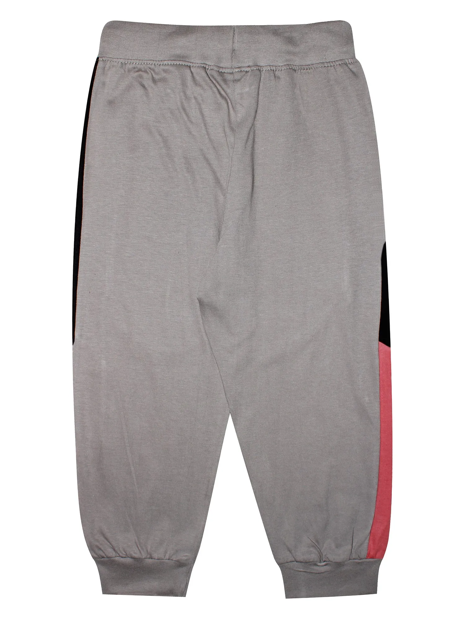 Boys Cotton Track Pants with Side Panel