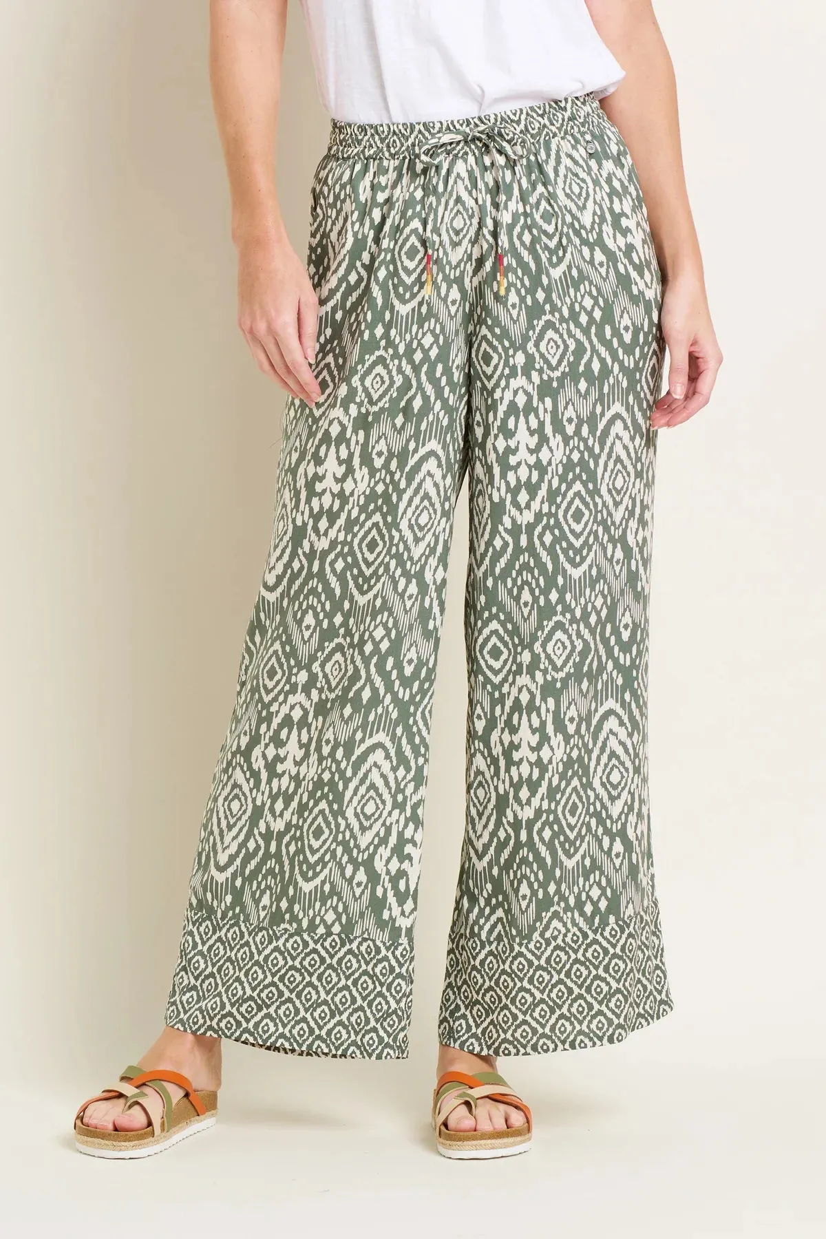 Brakeburn Orla Beach Trousers Green