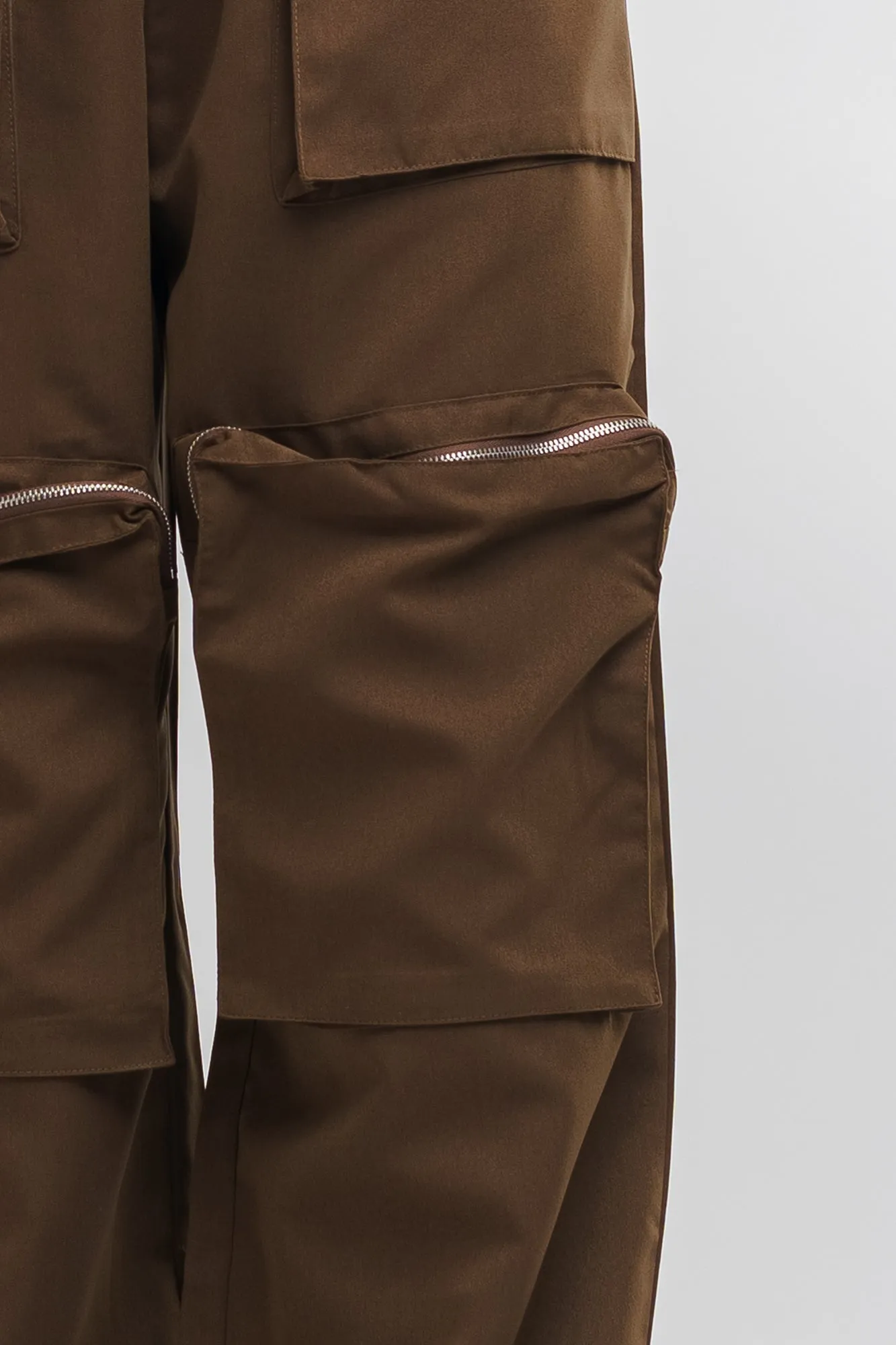 Brown Cargo Trousers