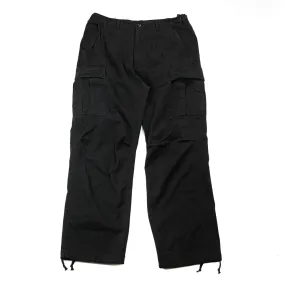 Burroughs Relaxed Fit Ripstop Cargo Pant (Black)