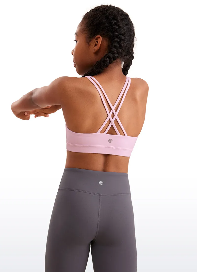 Butterluxe Girls Sport Bra Strappy Back