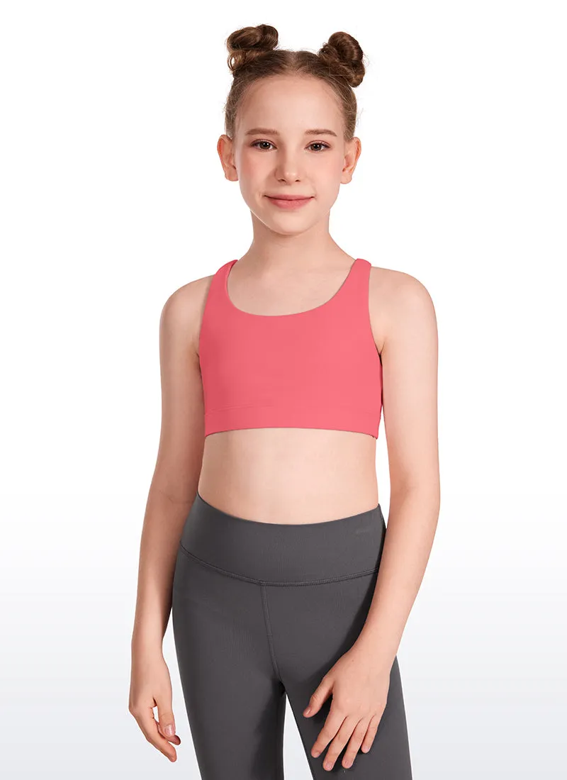 Butterluxe Girls Sport Bra Strappy Back