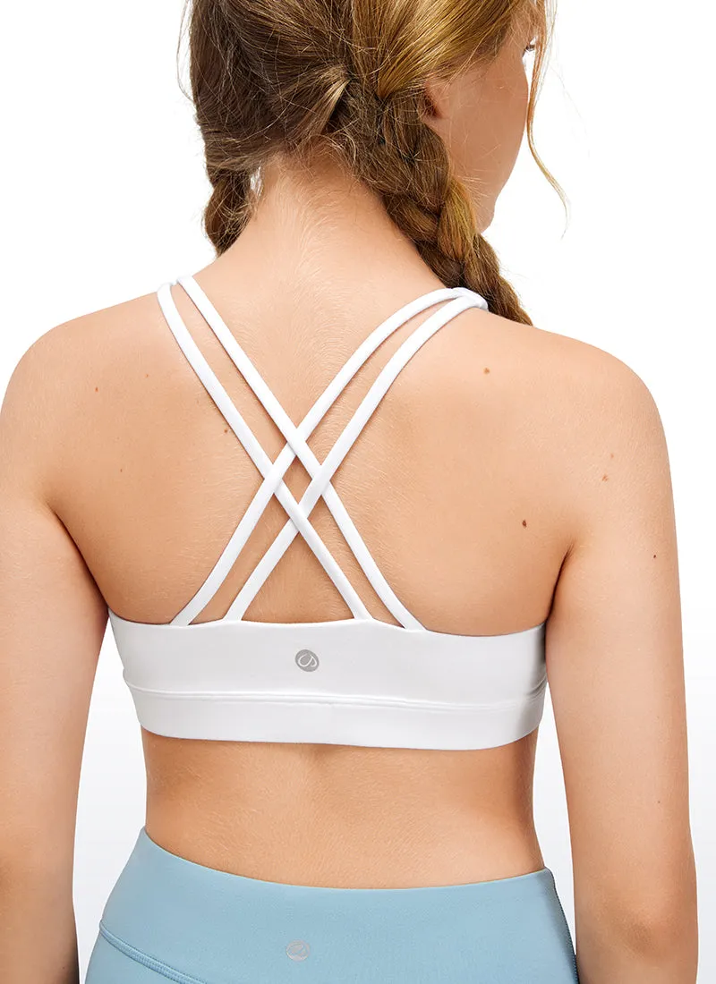 Butterluxe Girls Sport Bra Strappy Back