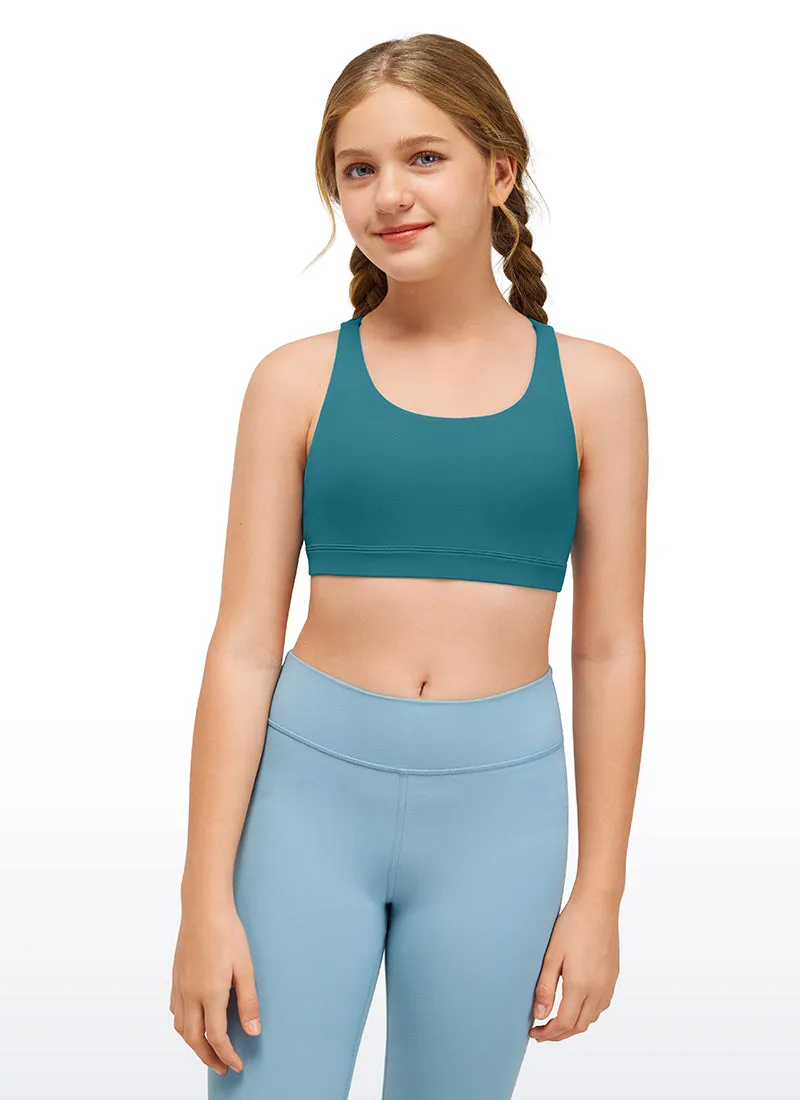 Butterluxe Girls Sport Bra Strappy Back