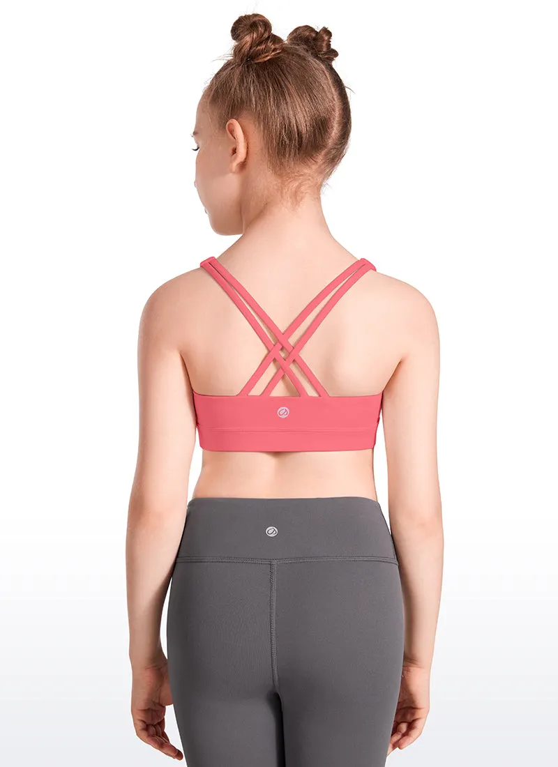 Butterluxe Girls Sport Bra Strappy Back