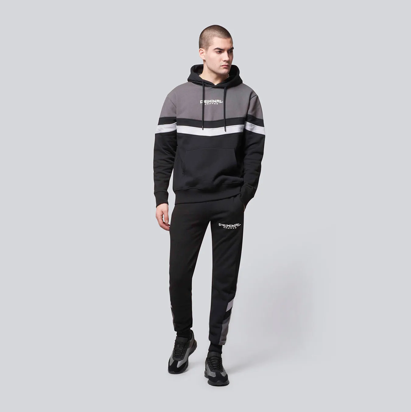 BUXTON TRACK TOP - BLACK