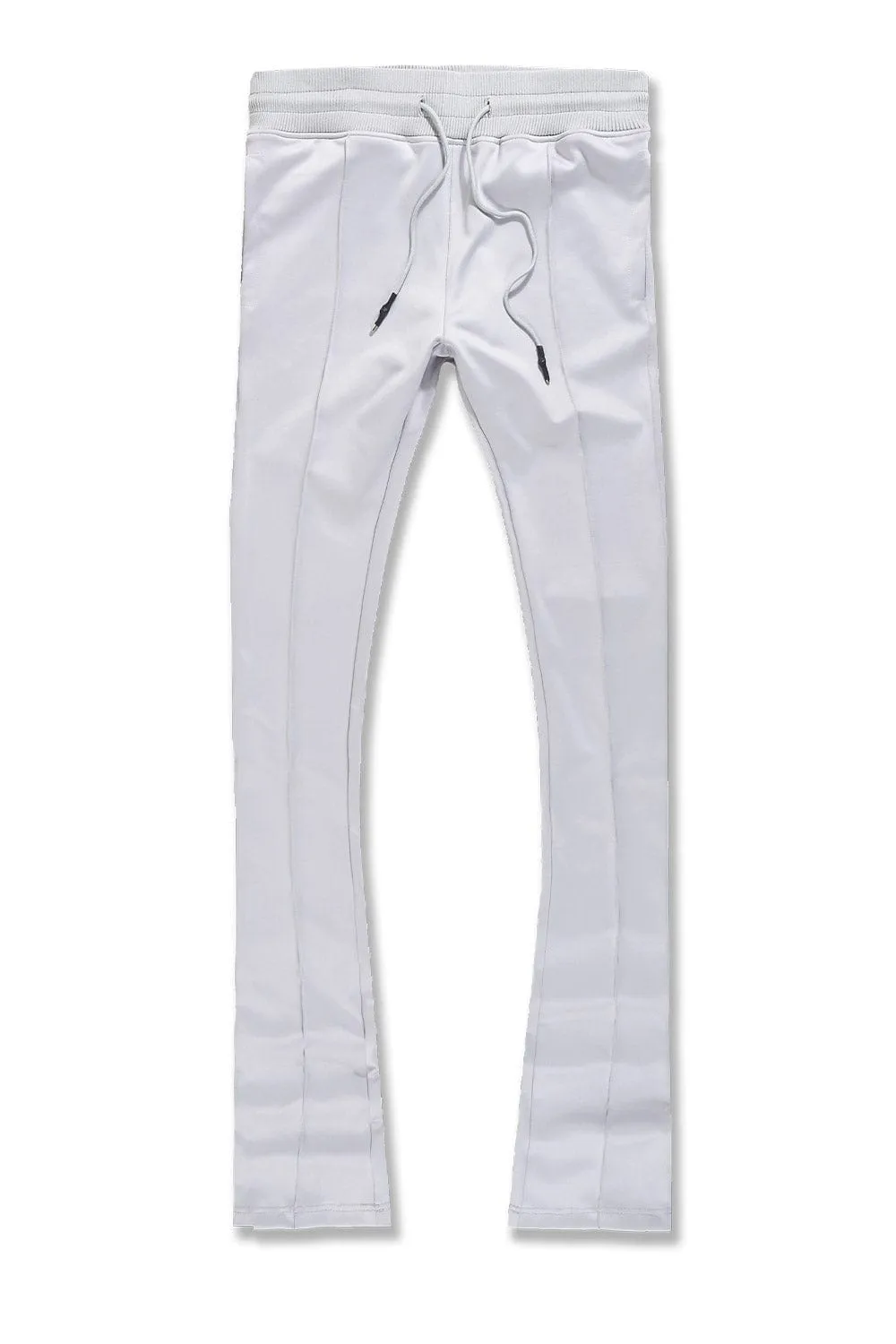 Calabria Stacked Track Pants (Cement)