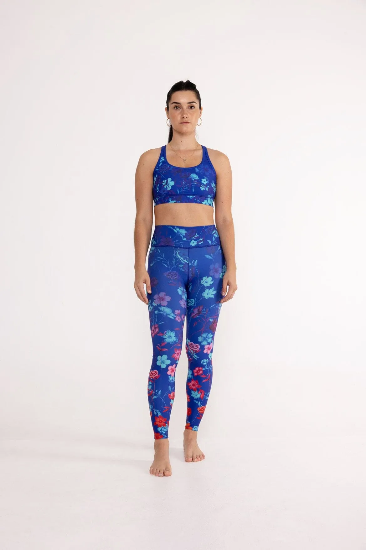 Camila Legging Royal Flowers