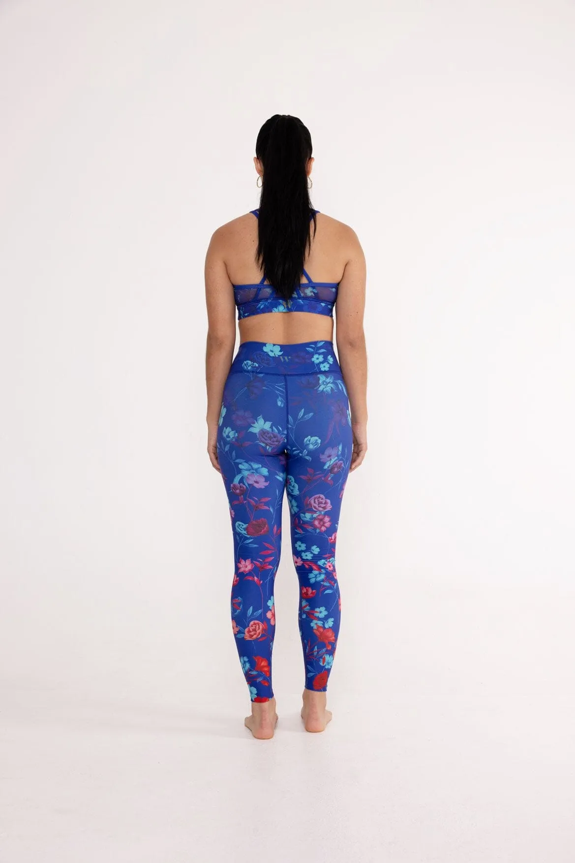 Camila Legging Royal Flowers