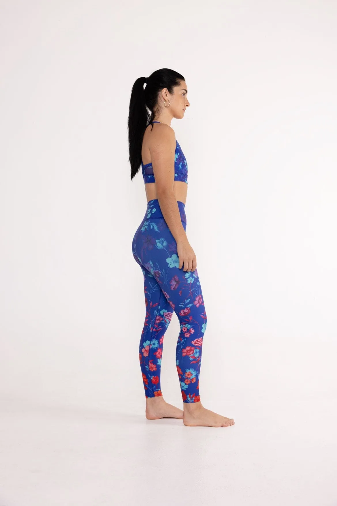 Camila Legging Royal Flowers