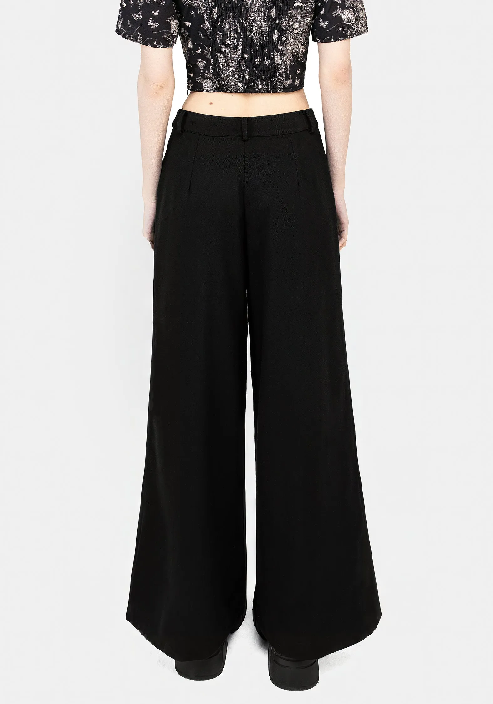 Camilla Wide Leg Pleated Trousers