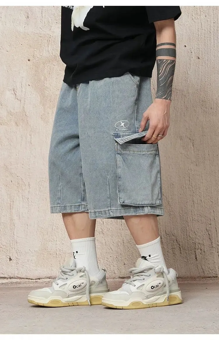 Cargo Comfty Denim Shorts