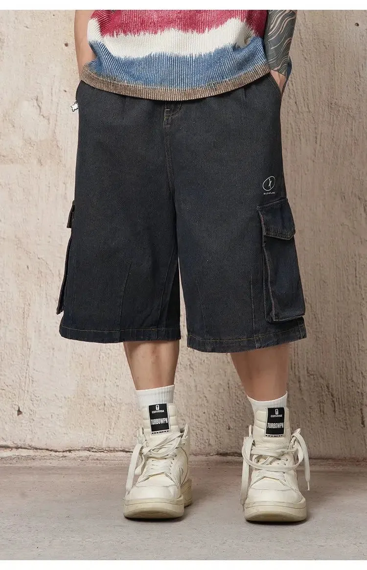 Cargo Comfty Denim Shorts