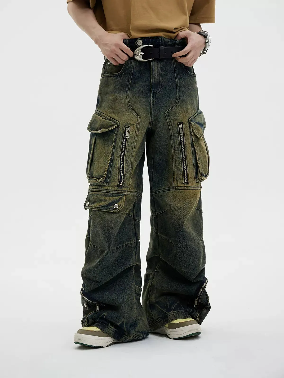 Cargo Style Workwear Jeans